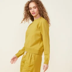 MONROW 90's Classic Raglan GOLDENOLIVE Best